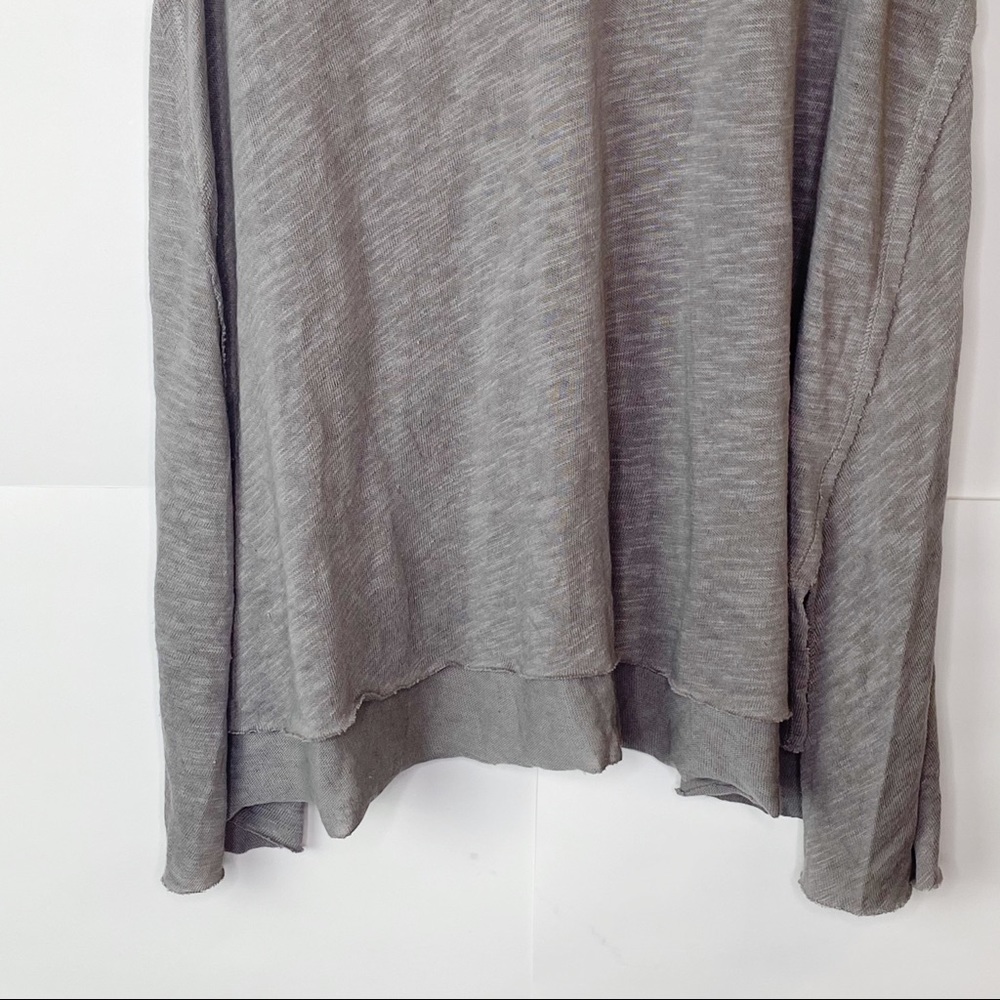 NWT BP Grey V Neck Swing Split Hem Tank - Picture 4 of 11